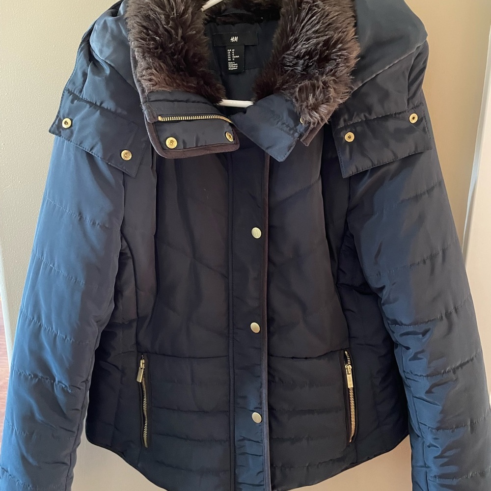 H&M teal jacket